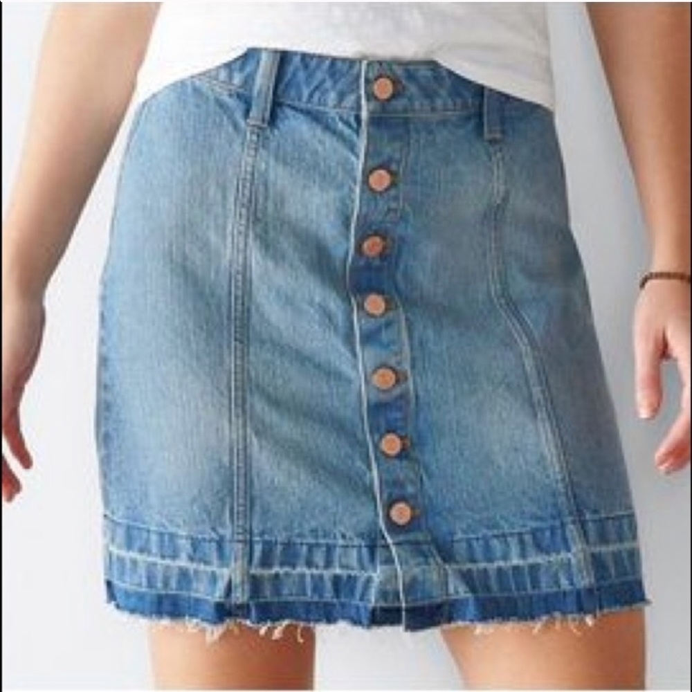 Blue jean skirt